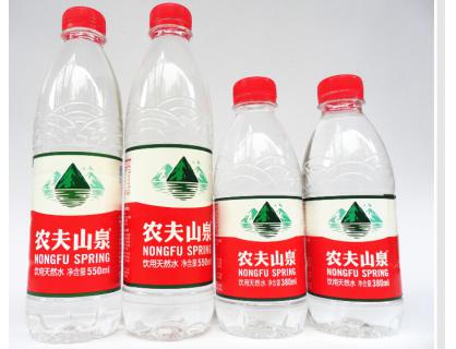 Botella de agua mineral Label