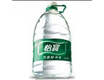 etiqueta de la botella de agua